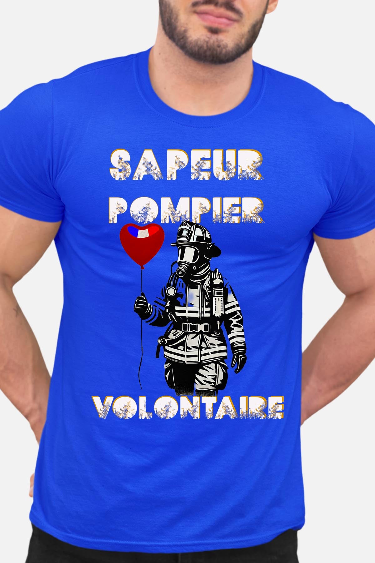 T-shirt Sapeur-Pompier Volontaire Homme