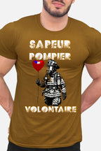 T-shirt Sapeur-Pompier Volontaire Homme