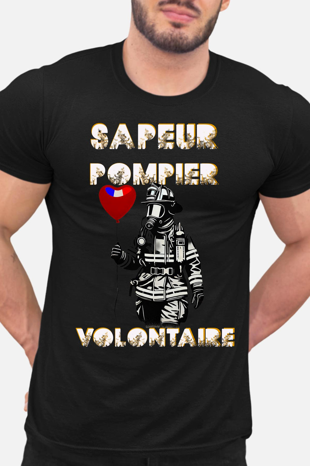 T-shirt Sapeur-Pompier Volontaire Homme