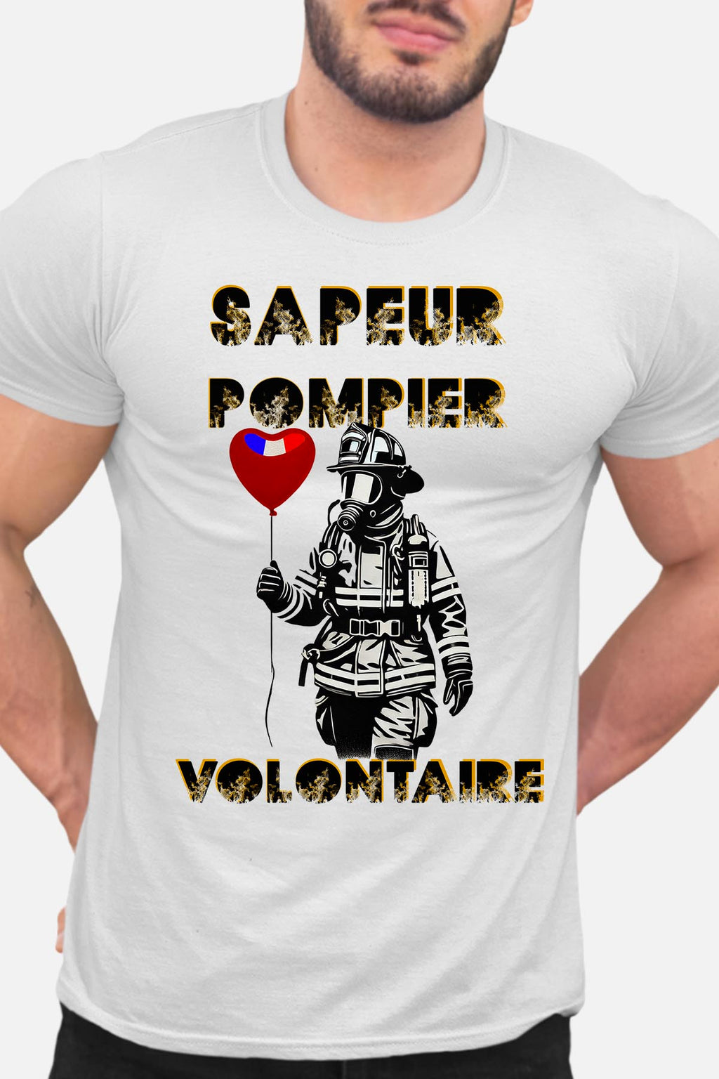 T-shirt Sapeur-Pompier Volontaire Homme