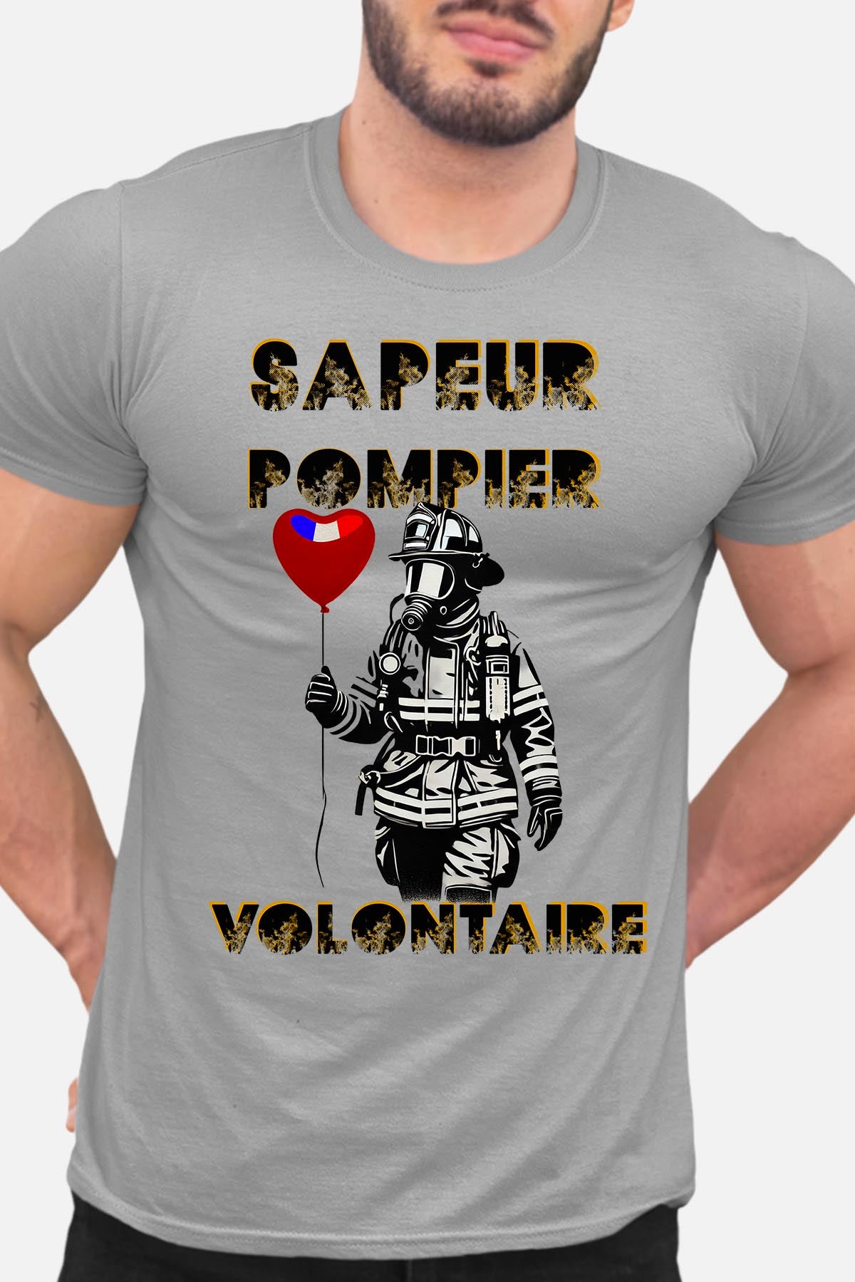 T-shirt Sapeur-Pompier Volontaire Homme