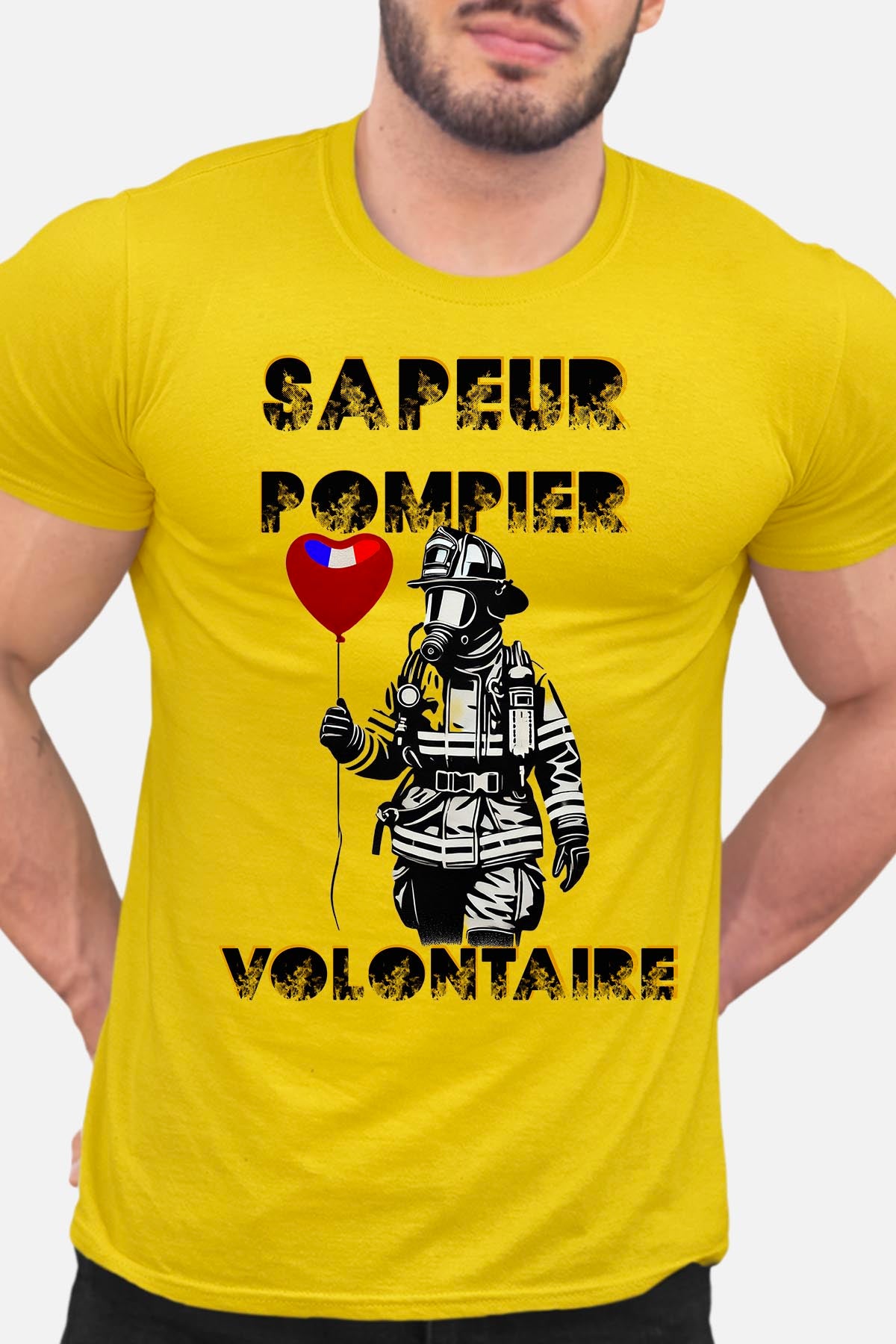 T-shirt Sapeur-Pompier Volontaire Homme