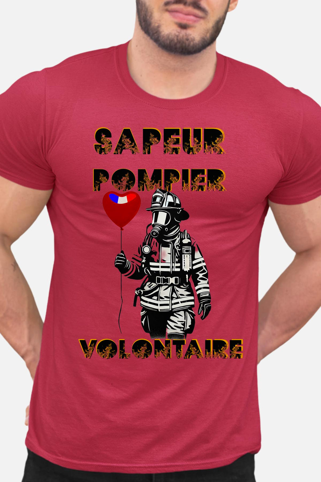 T-shirt Sapeur-Pompier Volontaire Homme