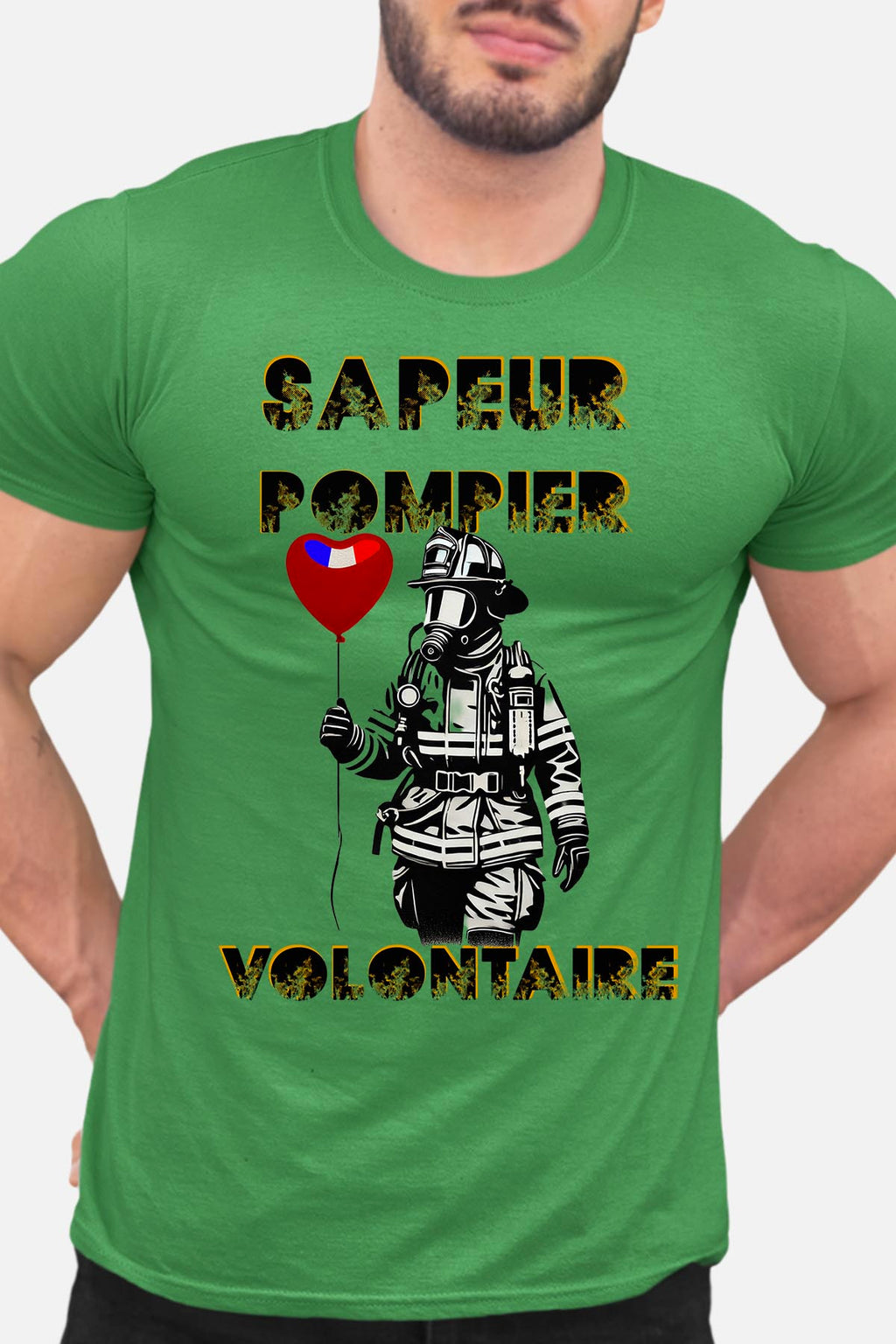 T-shirt Sapeur-Pompier Volontaire Homme